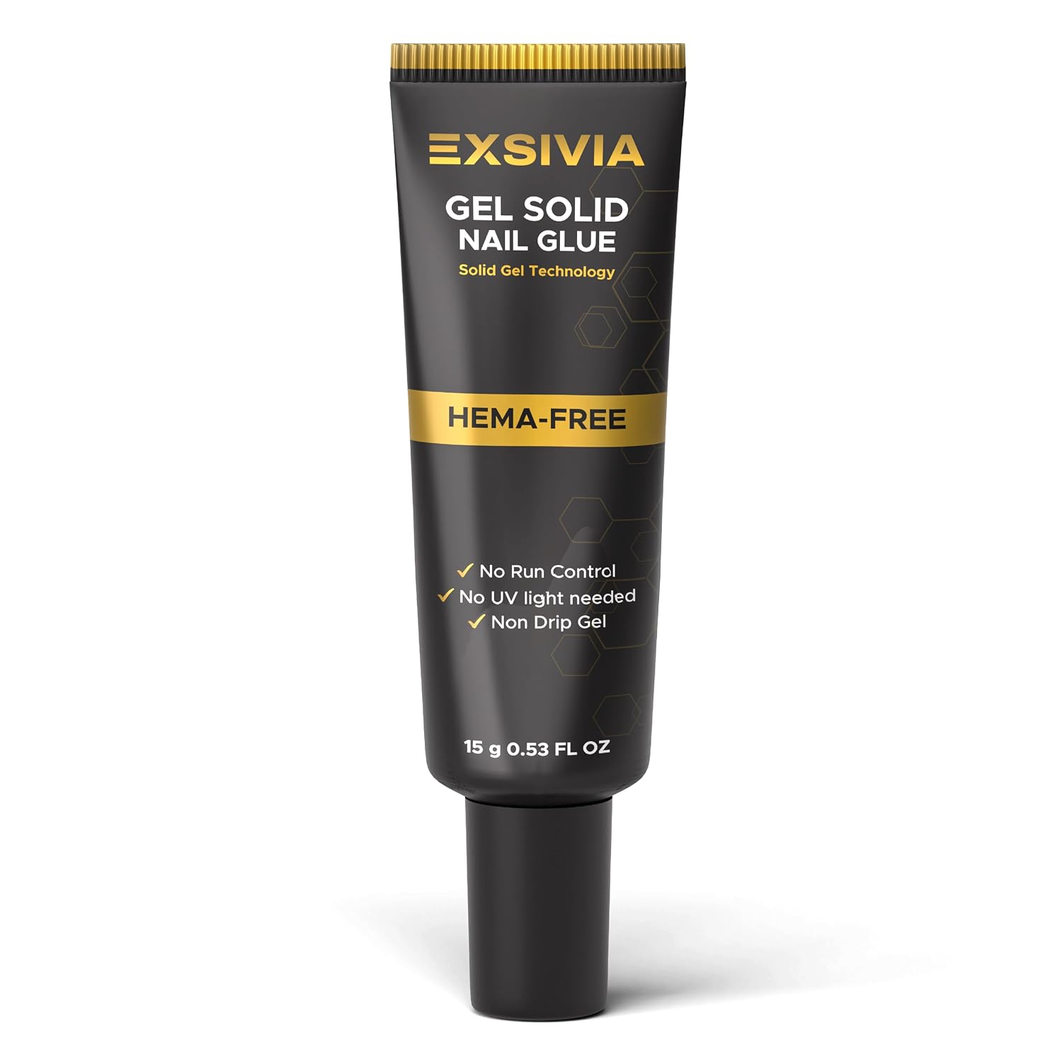 Semi Solid Nail Glue: Super-Strong 15g Adhesive