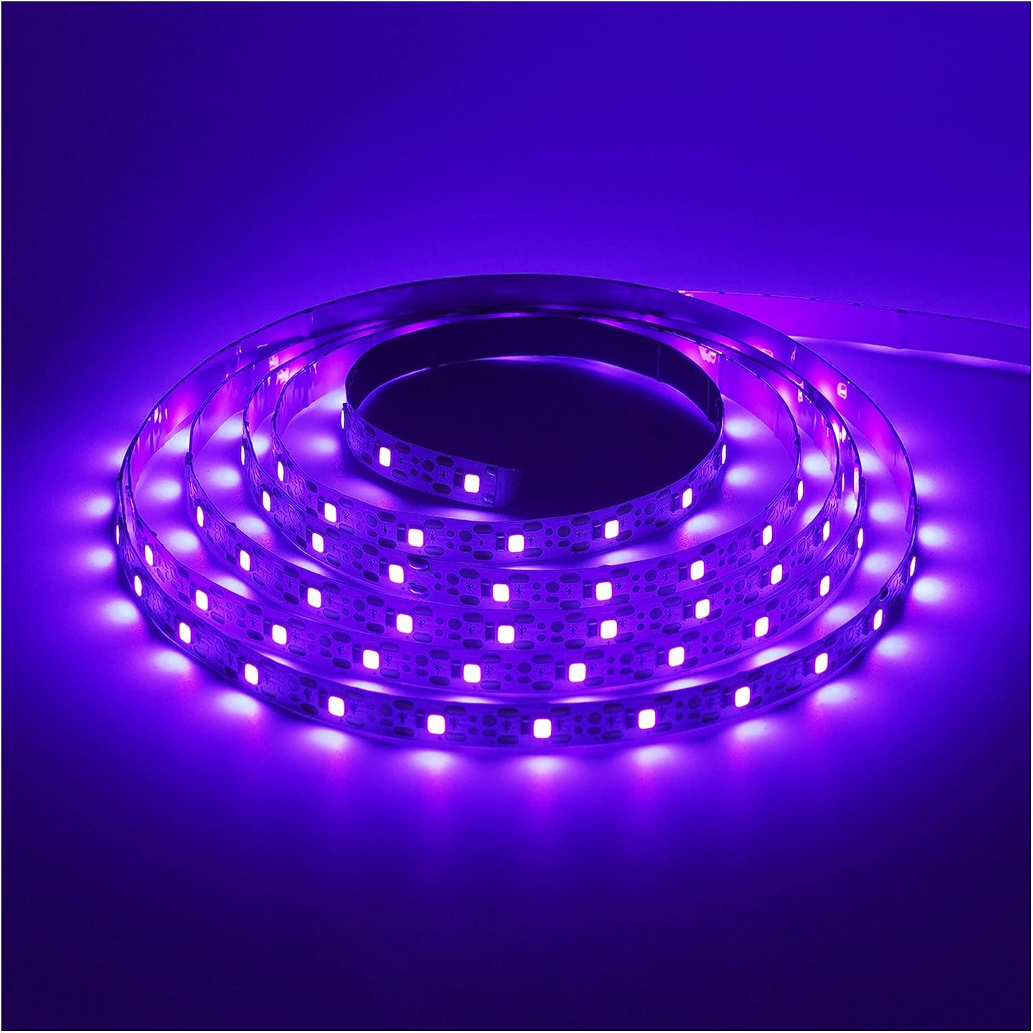 USB UV black light strip — 6.6ft Glow Light for Rooms
