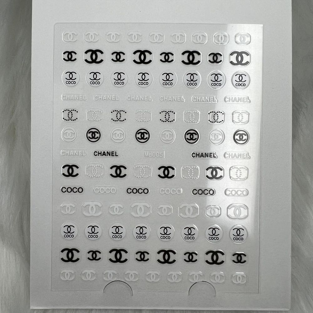 Black White Logo Nail Stickers: Practical Salon Guide