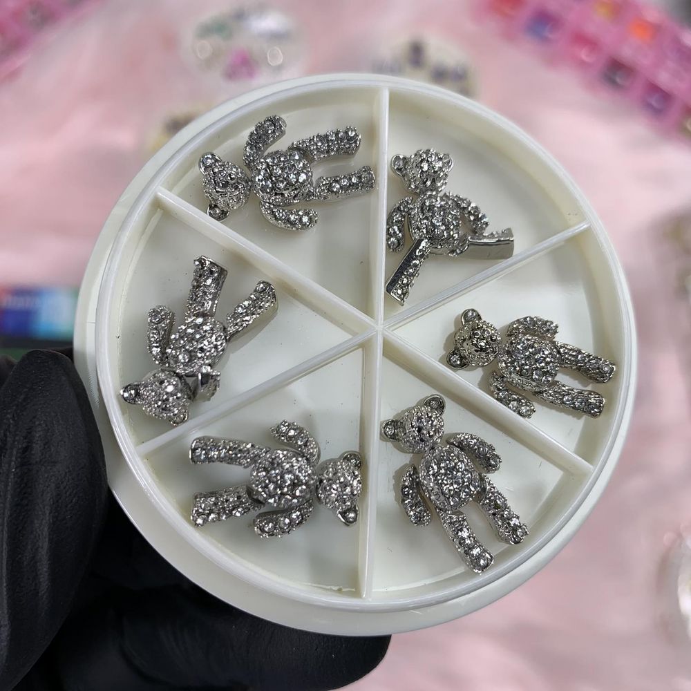 Movable Teddy Bear Nail Charms: Salon Buyer’s Guide