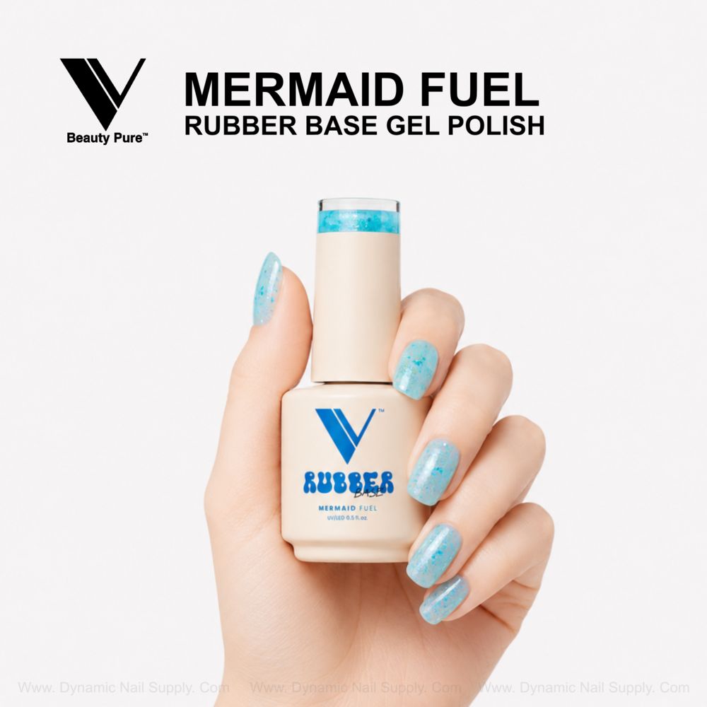 Rubber Base for Weak Nails | Mermaid Shimmer Strength